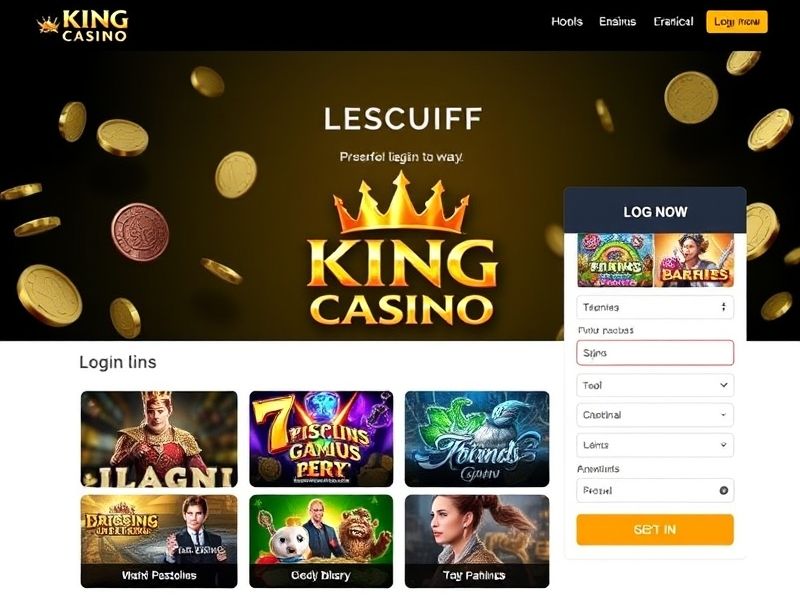 Securely access King Casino with our login guide. Explore exclusive gambling games, bonuses, and tips for a seamless casino experience.
